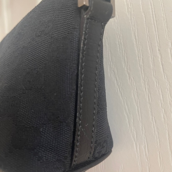 Gucci Web Canvas Boat Baguette - Picture 9 of 15